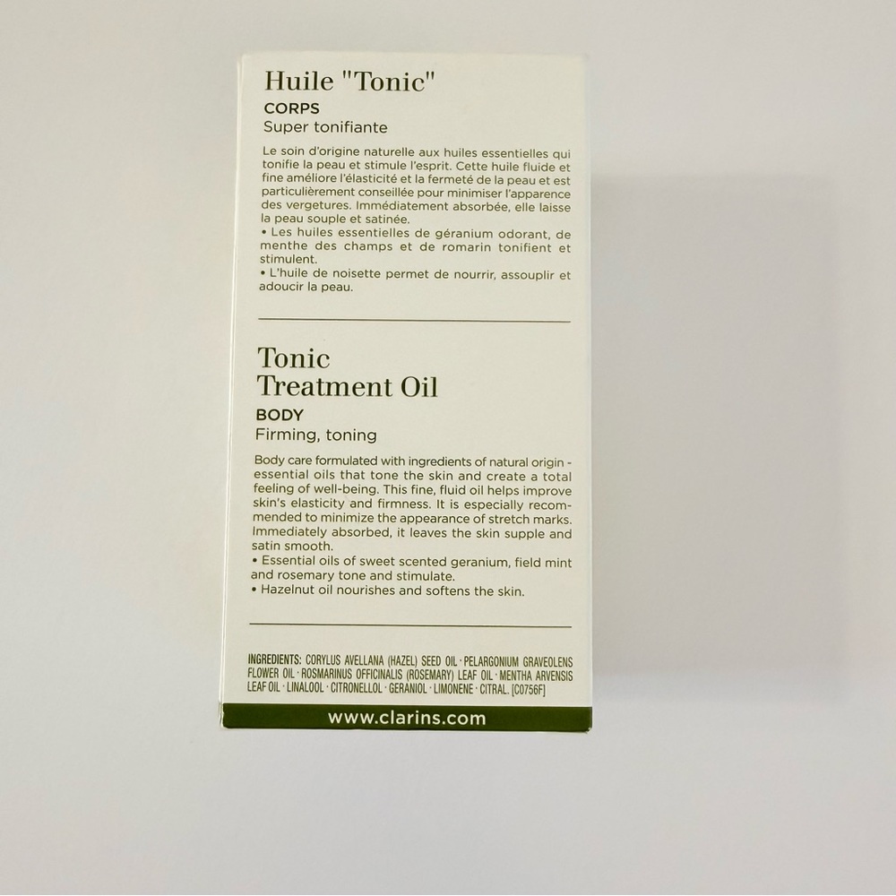 CLARINS TONIC TREATMENT BODY OIL - Picture 3 of 7